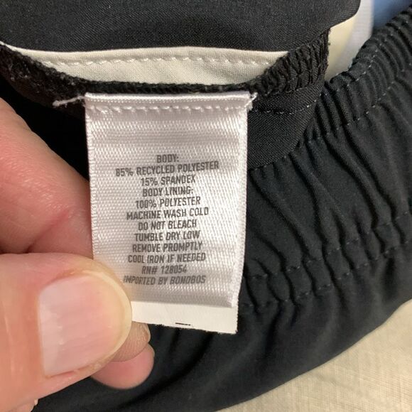 Bonobos Throwback Black with White Trim Swim Trunks Size XS - Picture 11 of 15